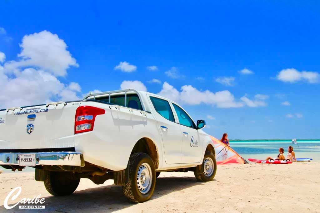 Dodge pickup car rental right back view