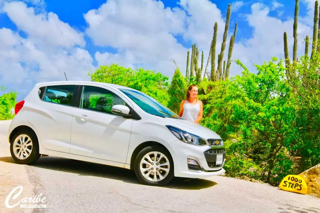 Car rental bonaire front left view