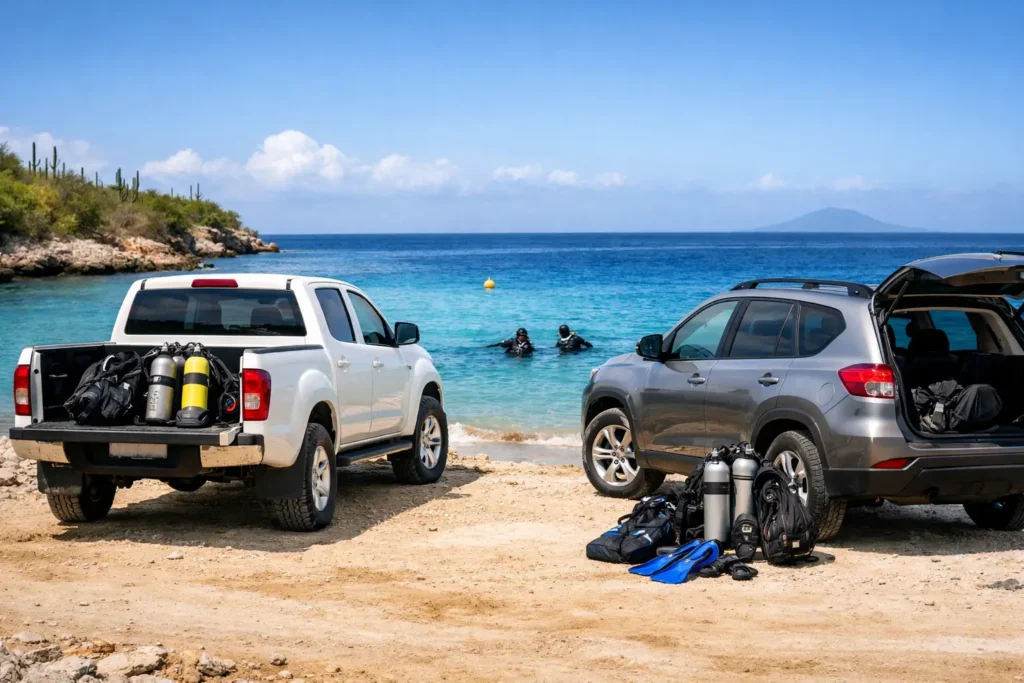 Pickup vs SUV for Dive Trips on Bonaire