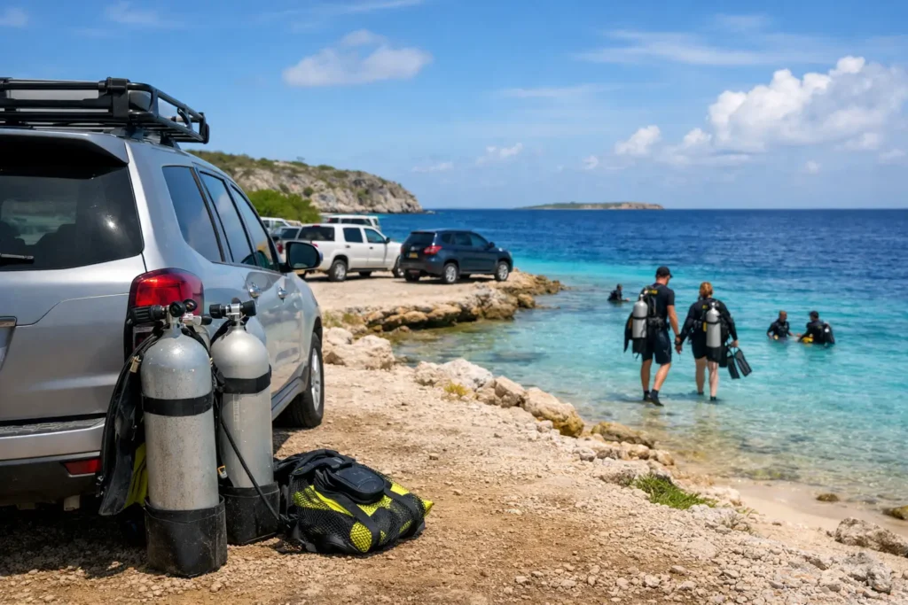 Guide to Parking Around Bonaire Dive Sites
