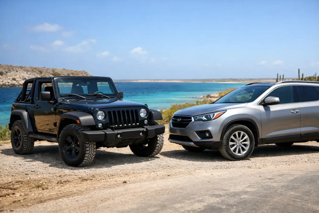 Jeep vs SUV for Bonaire Roads