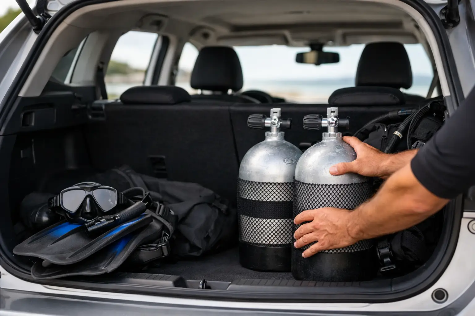 Can a Rental Car Fit Scuba Tanks Safely?